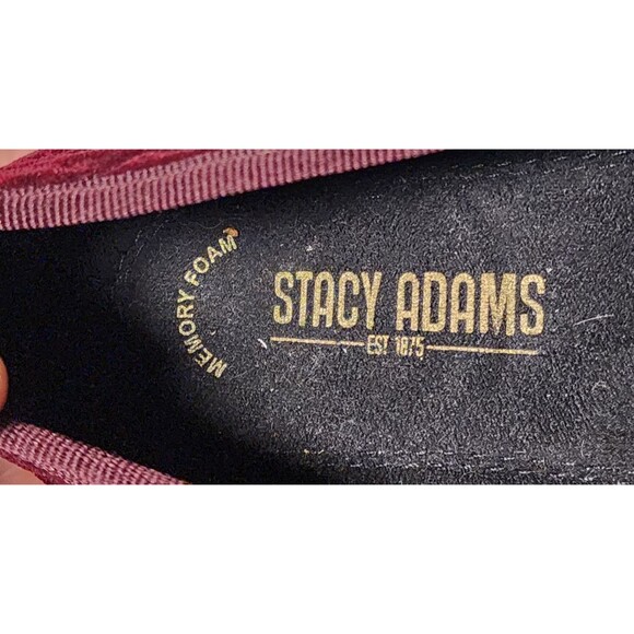 Stacy Adams Velour Quilted Mens Dress Shoes Size 9.5 main image 5